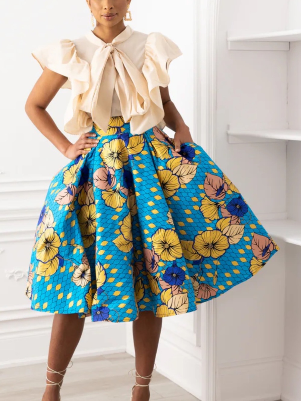 Kaela Kay Chanelle Flare Skirt